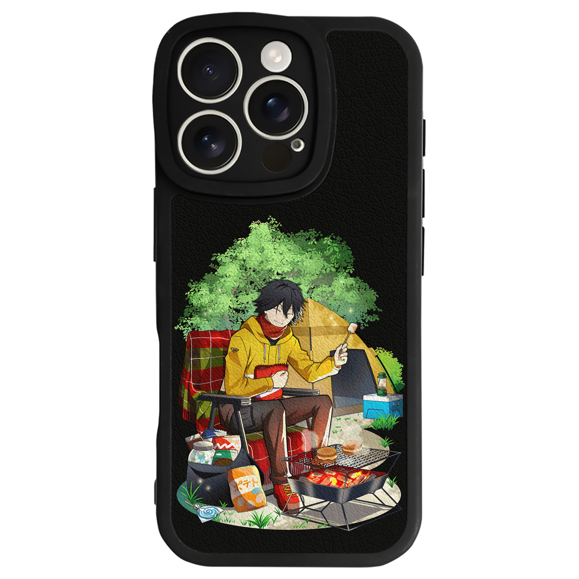 （画像用） 文豪ストレイドッグス Bungo Stray Dogs 【iPhone 16シリーズ対応】シリコンスマホケース（レザー調） 材質：シリコン